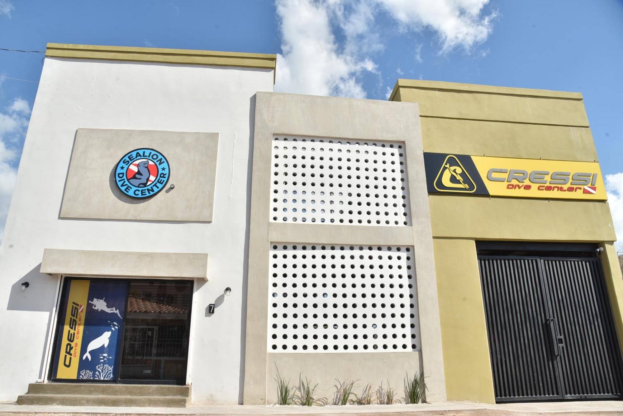 Sealion Dive Center Hotel Topolobampo Bagian luar foto